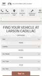 Mobile Screenshot of larsoncadillac.com